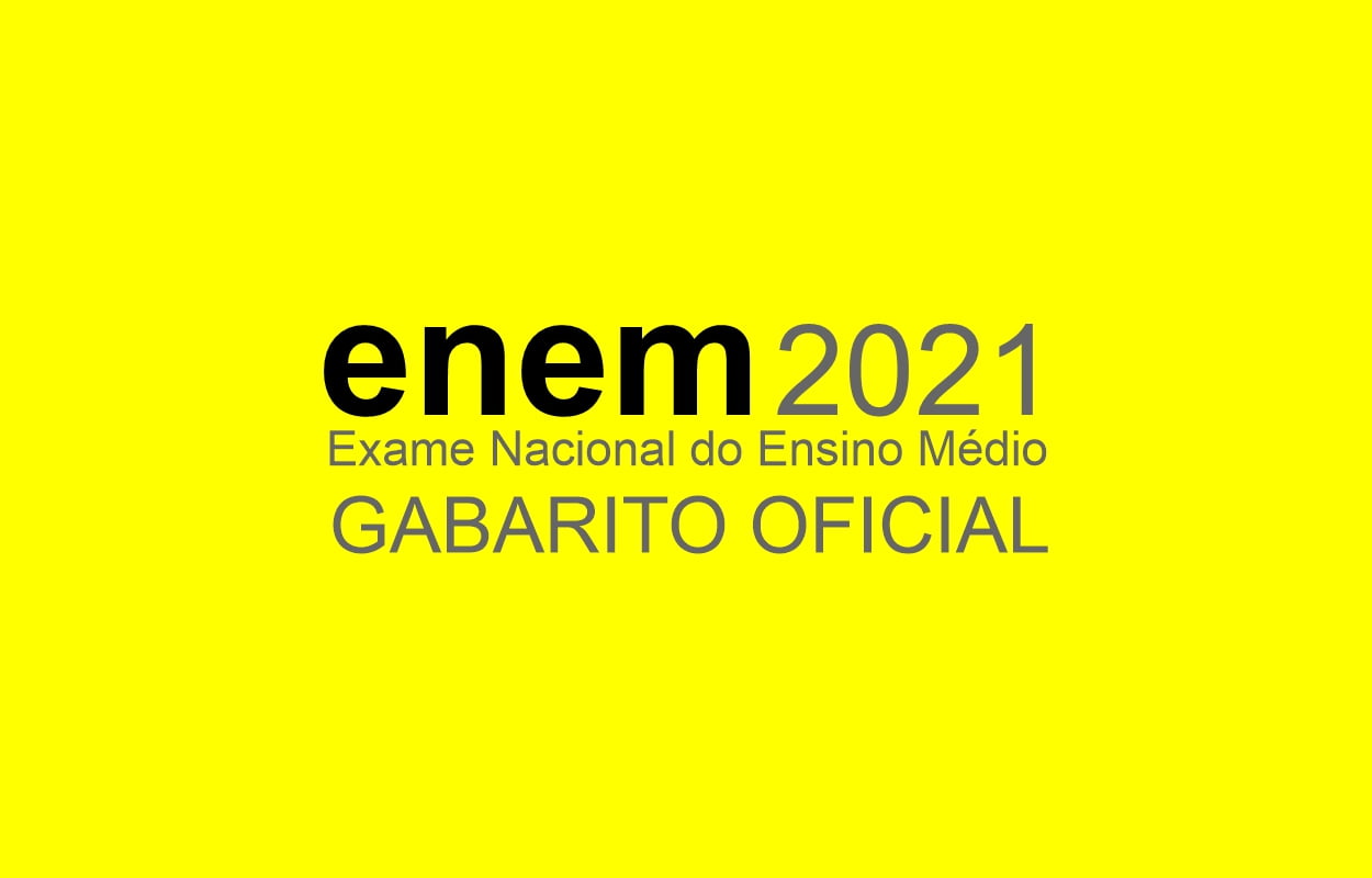 Enem 2021: Inep divulga gabarito oficial