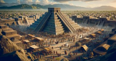 Imagem faz referência à civilização Asteca (Imagem gerada por IA)