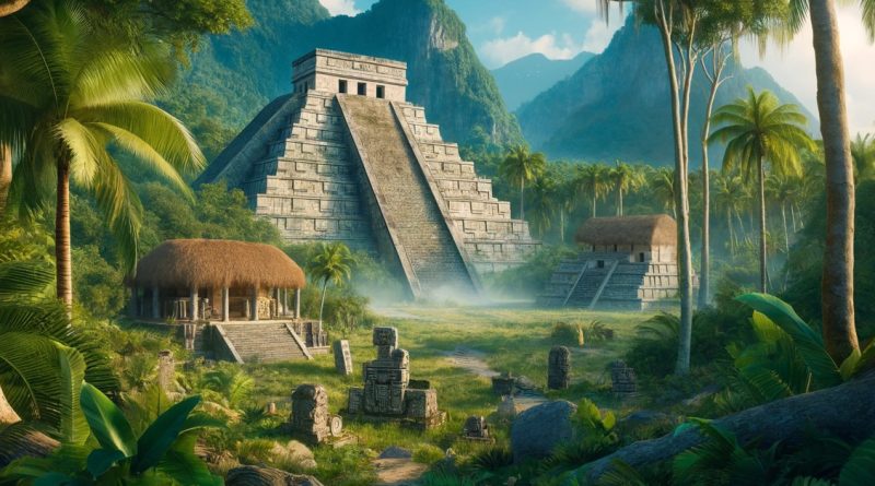 Imagem faz referência às civilizações pré-colombianas (Imagem gerada por IA)