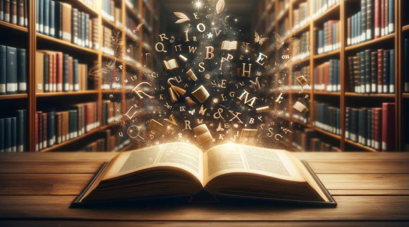 Livro aberto - Resposta a dúvidas de português (Imagem gerada por IA)