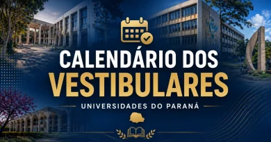 Calendário de Vestibulares das Universidades Estaduais do Paraná