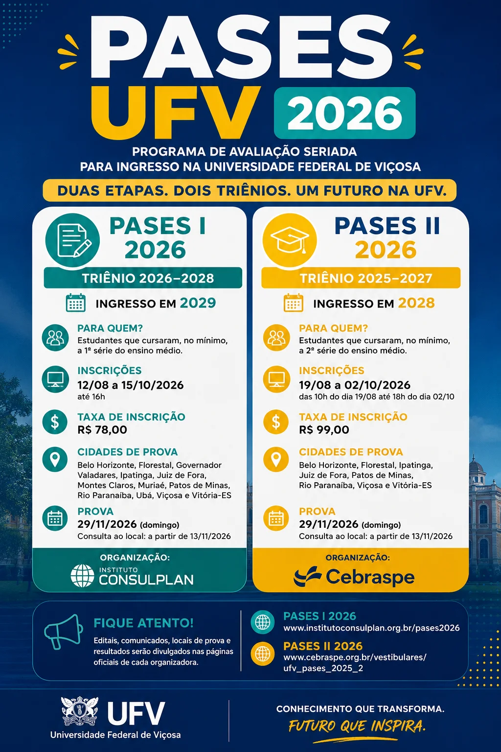 Edital PASES Ufv 2026