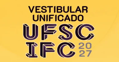 Vestibular Unificado UFSC/IFC 2027: confira inscrição, isenção e regras de escolha Inscrição Vestibular Unificado 2027 UFSC IFC