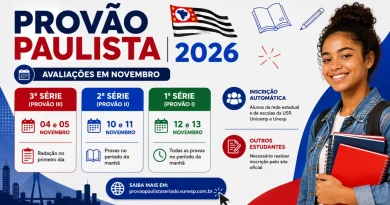 Datas e vagas Provão Paulista 2026