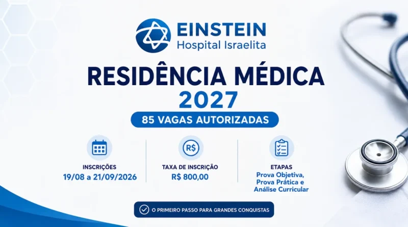 Residência Médica Einstein 2027