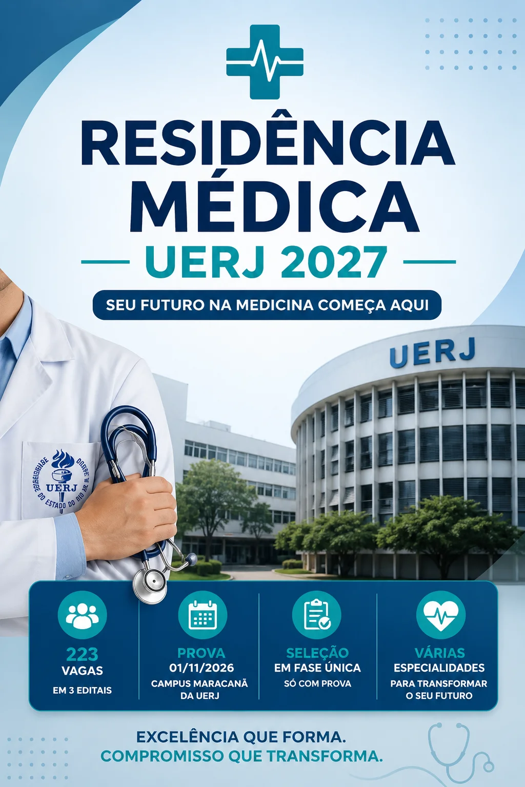 Inscrição e datas Residência Médica UERJ 2027