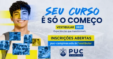 PUC-Campinas abre inscrições para o Vestibular 2027 Vestibular PUC-Campinas 2027