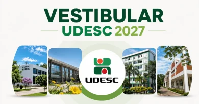 Inscrição Vestibular UDESC 2027