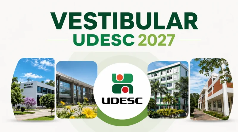 Inscrição Vestibular UDESC 2027