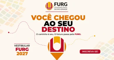 FURG lança edital do Vestibular 2027 com inscrições pela internet e taxa de R$ 85 Vestibular FURG 2027