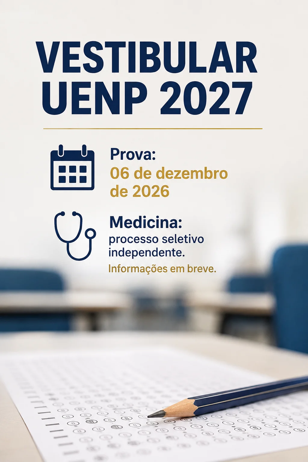 Vestibular UENP 2027 (Imagem: IA)