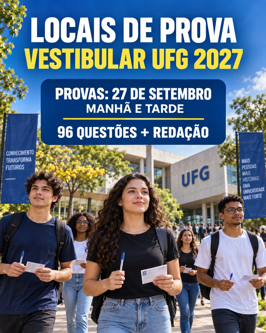 Vestibular UFG 2027 (Imagem IA)
